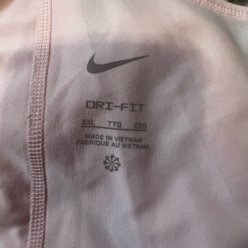 Nike Dri-FIT Pink Logo Athletic Top XXL NWT - Picture 4 of 5